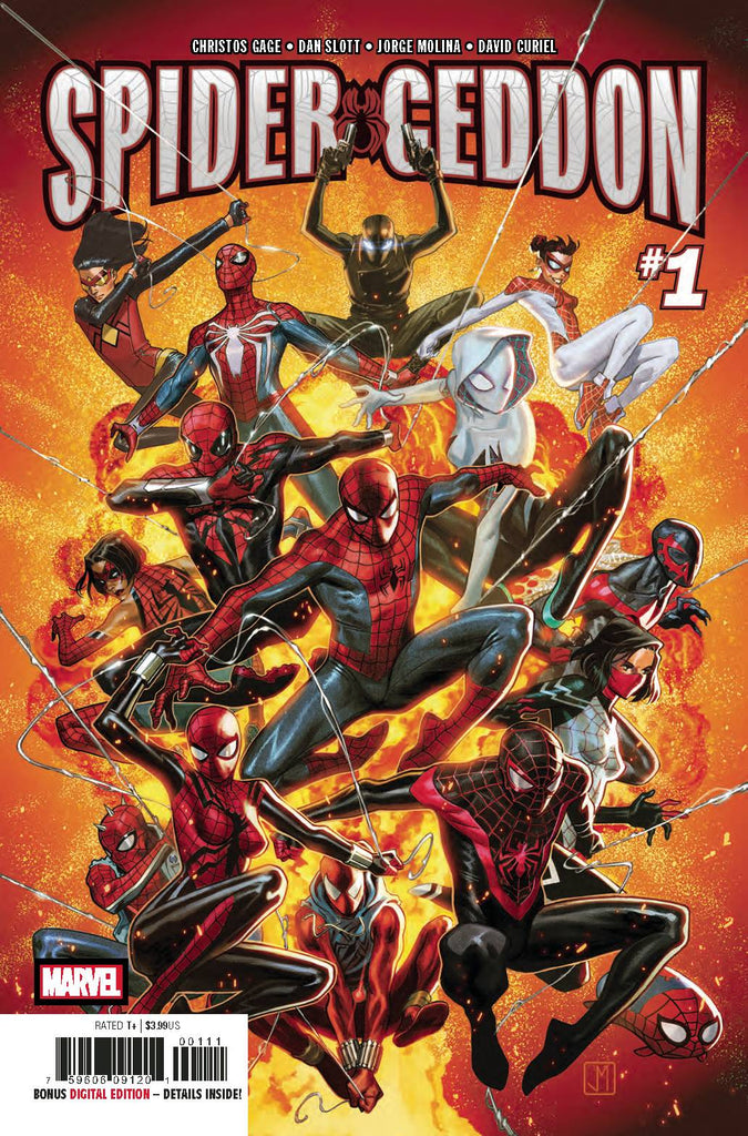 SPIDER-GEDDON #1 JORGE MOLINA COVER