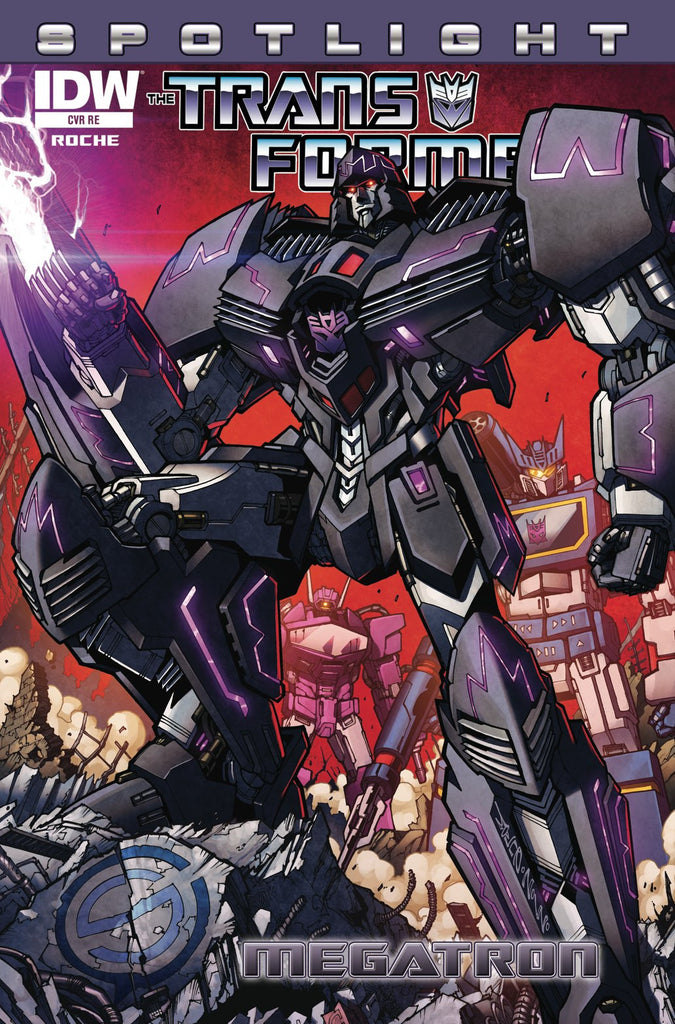 TRANSFORMERS SPOTLIGHT MEGATRON EXCLUSIVE VARIANT COVER