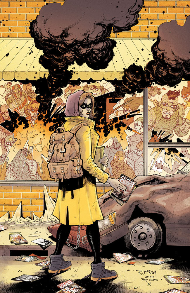 CROSSOVER #1 - WALKING DEAD 1 VIRGIN HOMAGE VARIANT