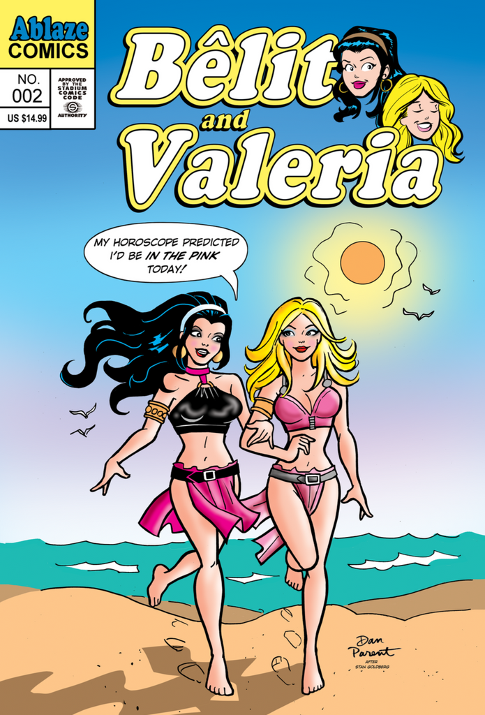 BELIT & VALERIA #2 DAN PARENT ARCHIE HOMAGE VARIANT