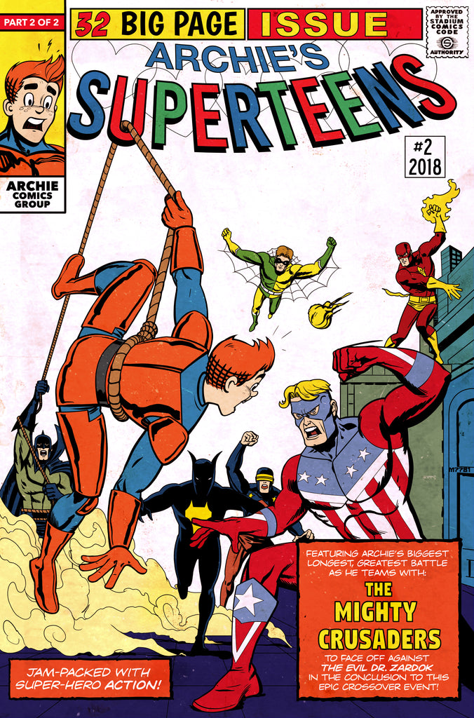 ARCHIES SUPERTEENS VS CRUSADERS #2 AMAZING SPIDER-MAN ANNUAL #1 HOMAGE VARIANT