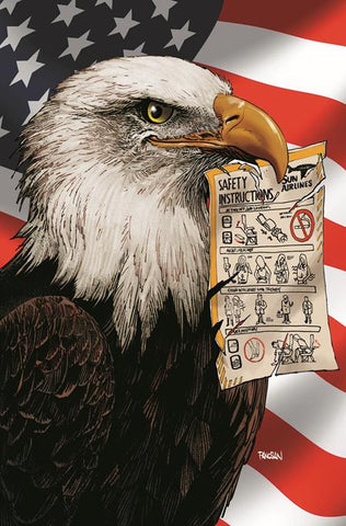 PEACEMAKER PRESENTS THE VIGILANTE EAGLY DOUBLE FEATURE #1 CVR B DAN PANOSIAN CARD STOCK VARIANT