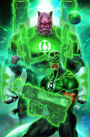 GREEN LANTERN CORPS #2 CVR B DAVE WILKINS CARD STOCK VARIANT