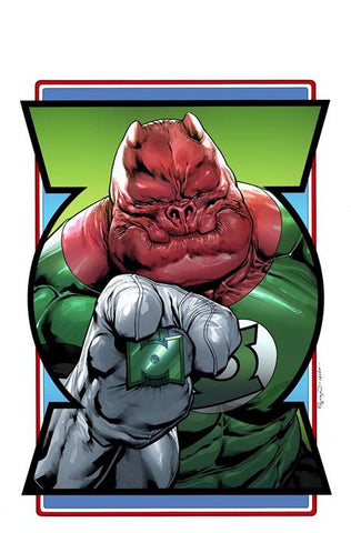 GREEN LANTERN CORPS #2 CVR E FERNANDO PASARIN & OCLAIR ALBERT RECRUITMENT POSTER ACETATE VARIANT