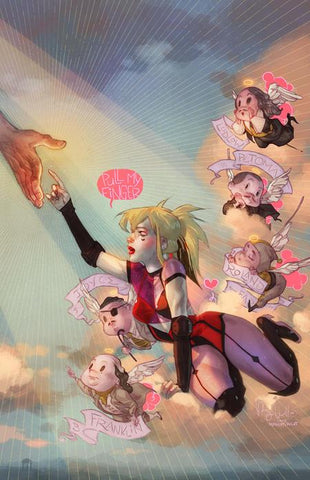 HARLEY QUINN FARTACULAR SILENT BUTT DEADLY #1 (ONE SHOT) CVR C BEN CALDWELL CARD STOCK VARIANT