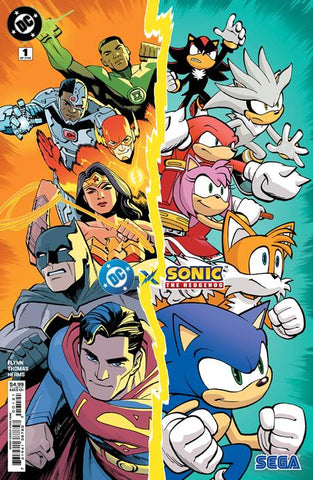 DC X SONIC THE HEDGEHOG #1 CVR B ETHAN YOUNG CARD STOCK VARIANT