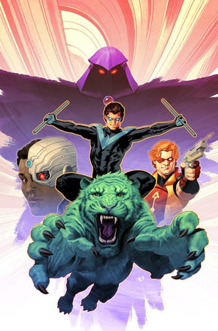 TITANS #21 CVR B ARIEL OLIVETTI CARD STOCK VARIANT