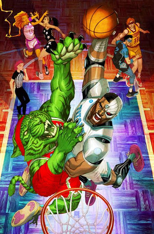 TITANS #21 CVR D BERNARD CHANG COURTSIDE CARD STOCK VARIANT