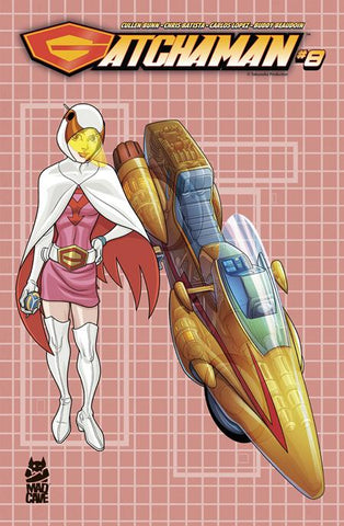 GATCHAMAN #8 CVR B CHRIS BATISTA BLUEPRINT JUN AND G-3 VAR