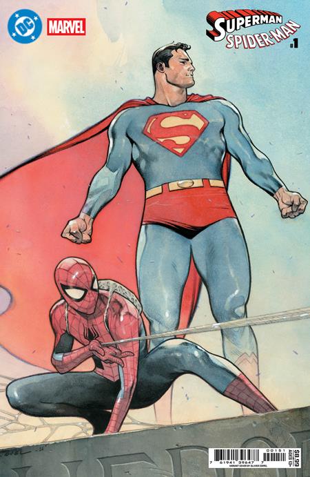DC MARVEL SUPERMAN SPIDER-MAN #1 Olivier Coipel VARIANT