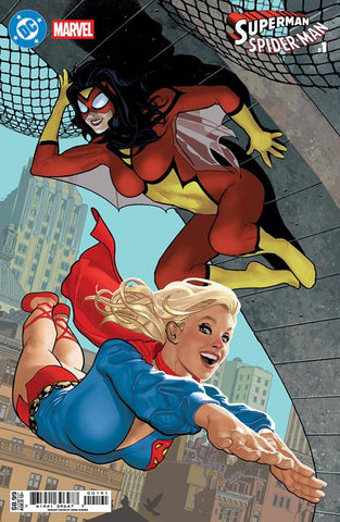 DC MARVEL SUPERMAN SPIDER-MAN #1 Adam Hughes VARIANT