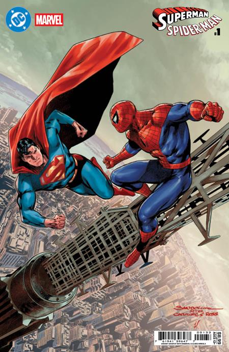 DC MARVEL SUPERMAN SPIDER-MAN #1 Rafael Sandoval VARIANT