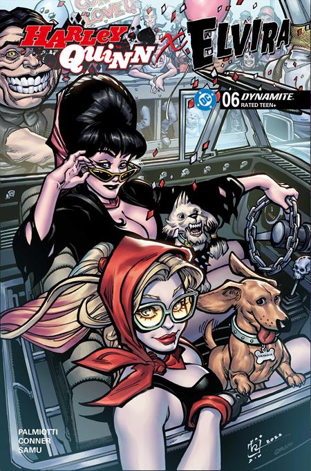 HARLEY QUINN X ELVIRA #6 CVR B CHAD HARDIN VARIANT