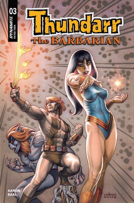 THUNDARR THE BARBARIAN #3 CVR D JOSEPH MICHAEL LINSNER VARIANT