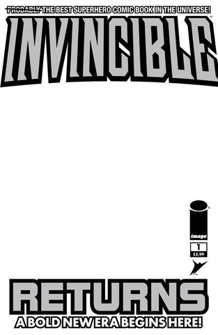 INVINCIBLE RETURNS FACSIMILE EDITION #1 CVR D BLANK SKETCH VARIANT