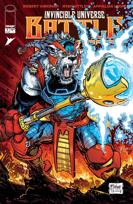 INVINCIBLE UNIVERSE BATTLE BEAST #7 CVR B TODD MCFARLANE & ANNALISA LEONI VARIANT