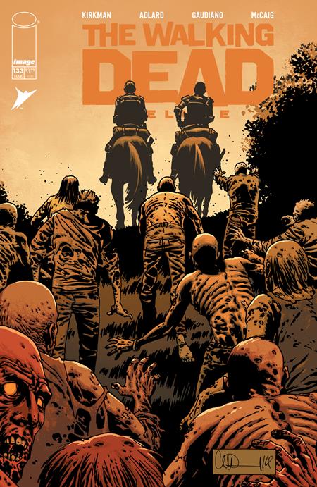WALKING DEAD DELUXE #133 CVR B CHARLIE ADLARD & MAVE MCCAIG VARIANT (MR)