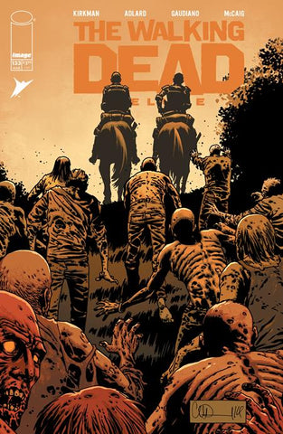 WALKING DEAD DELUXE #133 CVR B CHARLIE ADLARD & MAVE MCCAIG VARIANT (MR)