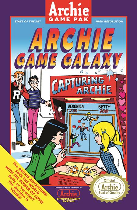ARCHIE COMICS 85TH ANNIVERSARY PRESENTS ARCHIE GAME GALAXY #1 (ONE SHOT) CVR B STAN GOLDBERG BOX ART VARIANT