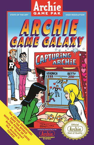ARCHIE COMICS 85TH ANNIVERSARY PRESENTS ARCHIE GAME GALAXY #1 (ONE SHOT) CVR B STAN GOLDBERG BOX ART VARIANT