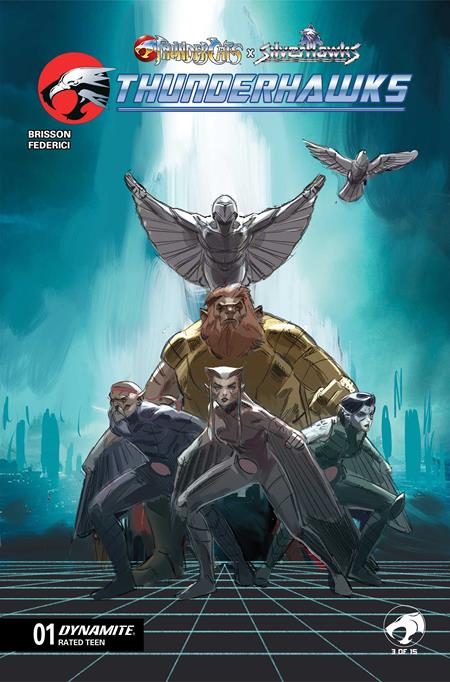 THUNDERCATS X SILVERHAWKS THUNDERHAWKS #1 CVR C MARCO FAILLA VARIANT