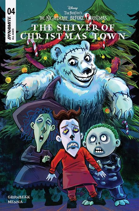 TIM BURTONS THE NIGHTMARE BEFORE CHRISTMAS THE SHIVER OF CHRISTMAS TOWN #4 CVR B SOO LEE VARIANT