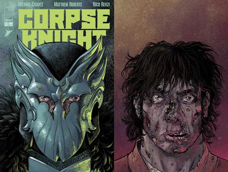 CORPSE KNIGHT #1 (OF 6) CVR G MATTHEW ROBERTS DIE CUT HELMET VARIANT