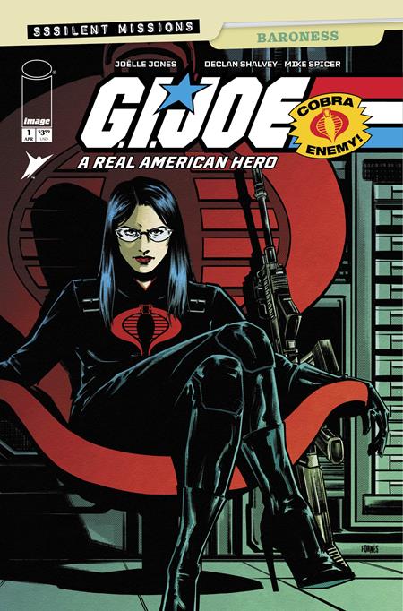 GI JOE A REAL AMERICAN HERO SSSILENT MISSIONS BARONESS #1 (ONE SHOT) CVR B JORGE FORNES VARIANT