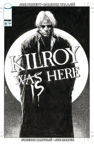 KILLROY IS HERE (ONE SHOT) CVR B BRIAN BOLLAND B&W VARIANT
