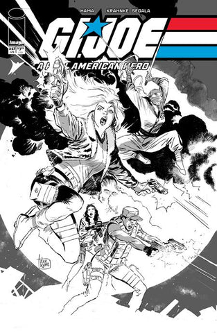 GI JOE A REAL AMERICAN HERO #327 CVR B LEE WEEKS B&W VARIANT