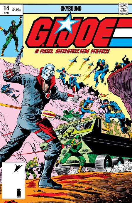 GI JOE A REAL AMERICAN HERO #14 HAMA FILES EDITION CVR C HERB TRIMPE & STEVE MITCHELL FOIL VARIANT