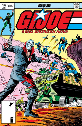 GI JOE A REAL AMERICAN HERO #14 HAMA FILES EDITION CVR C HERB TRIMPE & STEVE MITCHELL FOIL VARIANT