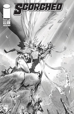 SPAWN SCORCHED #52 CVR B IG GUARA B&W VARIANT