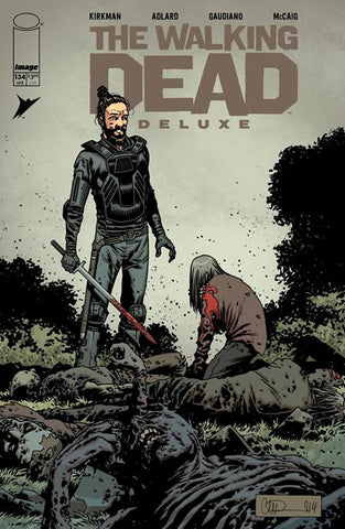 WALKING DEAD DELUXE #134 CVR B CHARLIE ADLARD & MAVE MCCAIG VARIANT (MR)