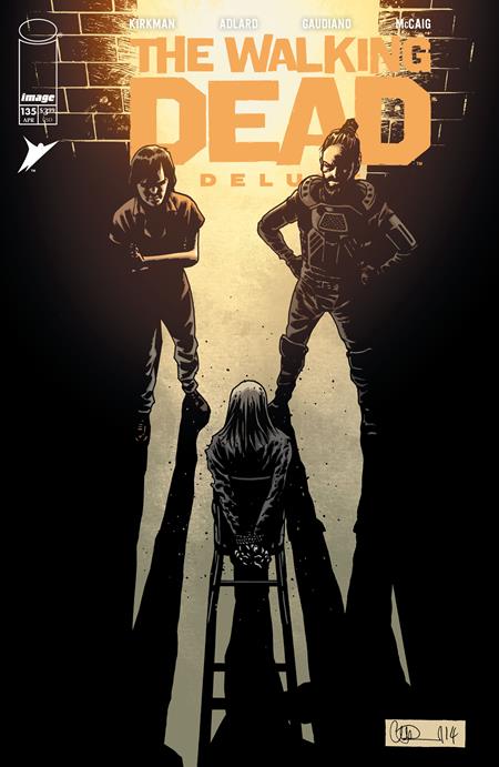 WALKING DEAD DELUXE #135 CVR B CHARLIE ADLARD & DAVE MCCAIG VARIANT (MR)