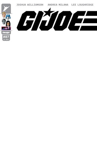 GI JOE #7 CVR G BLANK SKETCH VARIANT