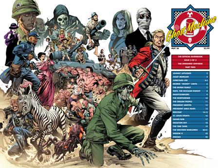 GHOST MACHINE THE OFFICIAL GUIDEBOOK #2 (OF 5) CVR C IVAN REIS & DANNY MIKI WRAPAROUND VAR