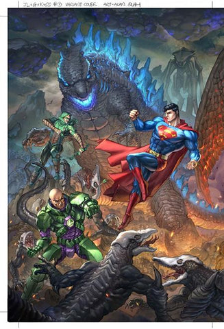 JUSTICE LEAGUE VS GODZILLA VS KONG 2 #1 (OF 7) CVR C ALAN QUAH VARIANT