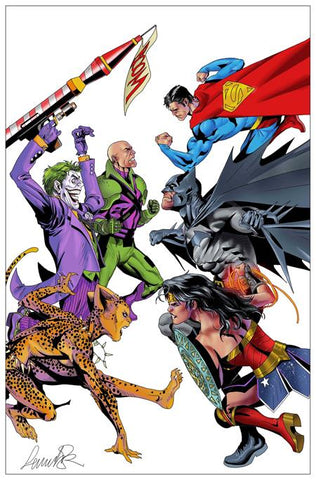 JUSTICE LEAGUE UNLIMITED #8 CVR D SALVADOR LARROCA VARIANT