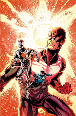 JUSTICE LEAGUE THE ATOM PROJECT #6 CVR A MIKE PERKINS