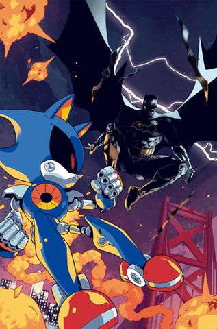 DC X SONIC THE HEDGEHOG #4 CVR A PABLO M COLLAR