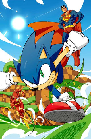 DC X SONIC THE HEDGEHOG #4 CVR B DANIELE DI NICUOLO VARIANT