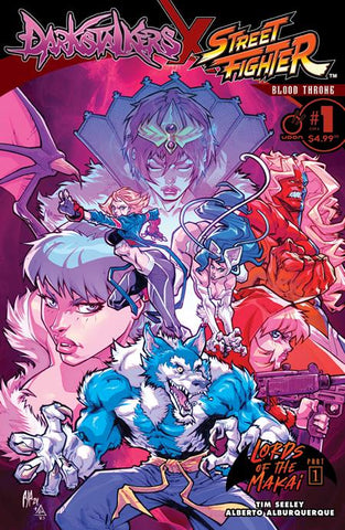 DARKSTALKERS X STREET FIGHTER BLOOD THRONE #1 CVR A ALBERTO ALBURQUERQUE