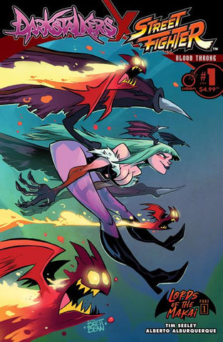 DARKSTALKERS X STREET FIGHTER BLOOD THRONE #1 CVR B BRETT BEAN VARIANT