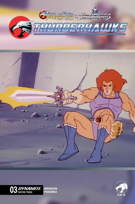 THUNDERCATS X SILVERHAWKS THUNDERHAWKS #3 CVR E ANIMATION ART VARIANT