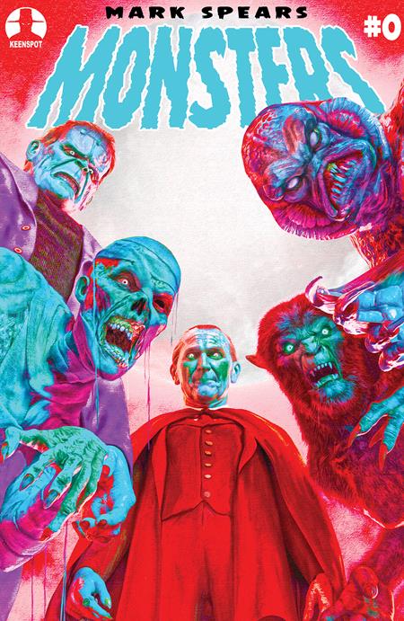 MARK SPEARS MONSTERS #0 DELUXE EDITION (ONE SHOT) CVR E MARK SPEARS THE SQUAD VARIANT
