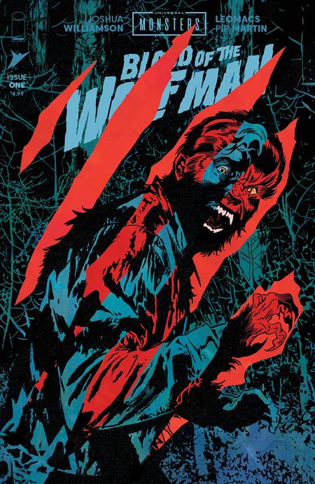 UNIVERSAL MONSTERS BLOOD OF THE WOLF MAN #1 (OF 4) CVR I MICHAEL WALSH DIE CUT FOIL REVEAL VARIANT