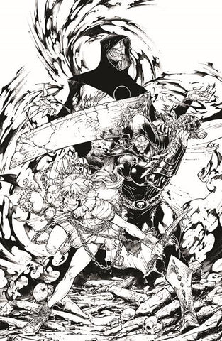 SPAWN THE CURSE OF SHERLEE JOHNSON #6 CVR C BRETT BOOTH B&W VIRGIN VARIANT
