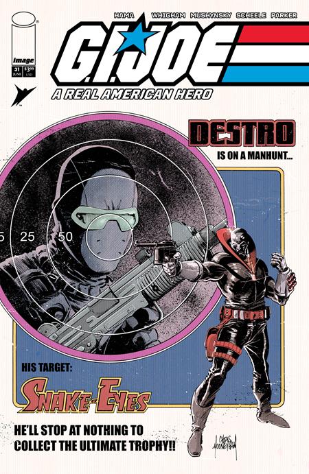 GI JOE A REAL AMERICAN HERO #31 HAMA FILES EDITION CVR B CHRIS MOONEYHAM VARIANT