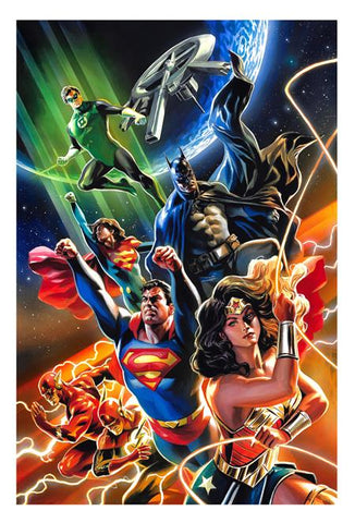 JUSTICE LEAGUE UNLIMITED #9 CVR B FELIPE MASSAFERA VARIANT (WE ARE YESTERDAY)